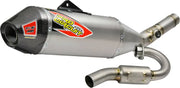 Pro Circuit Ti-6 Pro Titanium Exhaust System with Car Cap for Kaw 250F - Part 0322525FP - PRO CIRCUIT