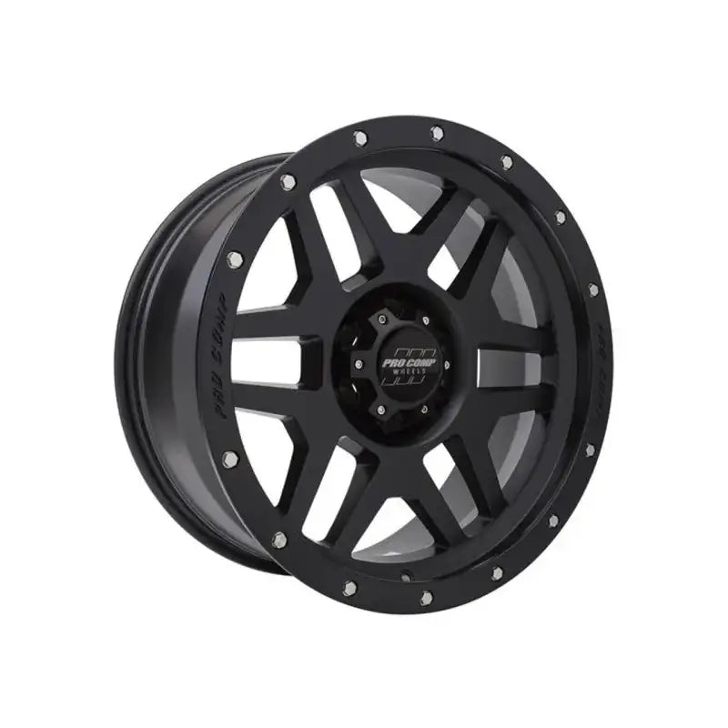Black off-road wheel from Pro Comp Wheel 5041 with 5x5 bolt pattern for tough trails