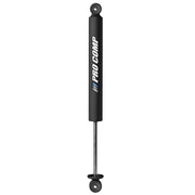 Black and silver Pro Comp twin tube shock absorber with eyelet mounts for Pro X series