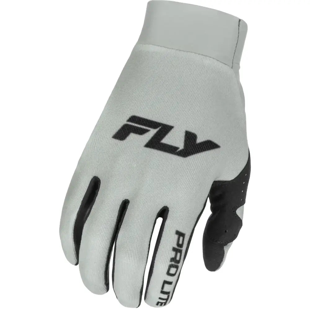 Pro Lite Gloves Grey/Black Xs - FLY RACING