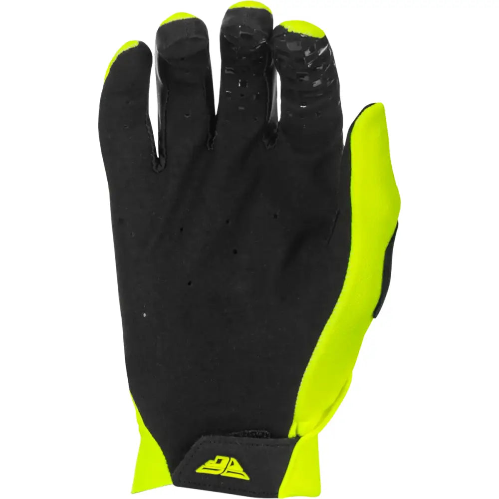 Pro Lite Gloves Hi Vis/Black Lg - FLY RACING