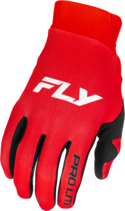 Pro Lite Gloves Red/White 2x - FLY RACING