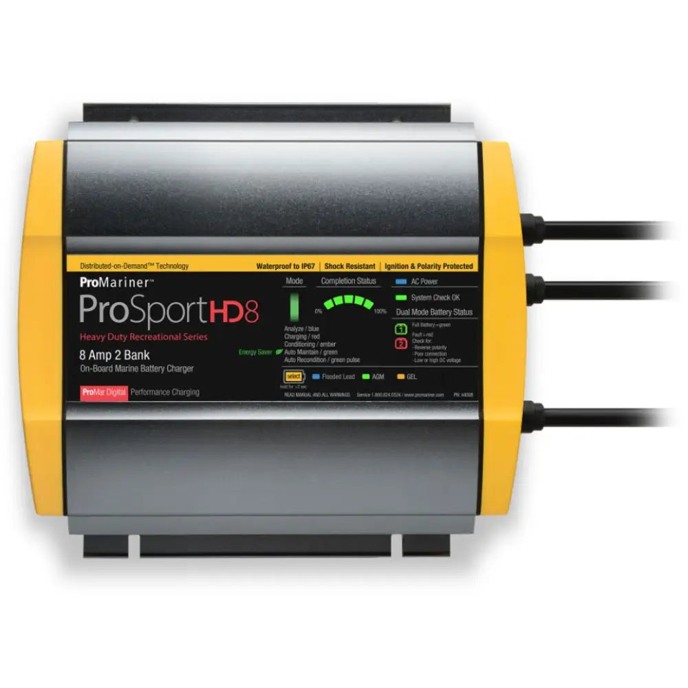 PRO Mariner Lightweight Design Battery Charger 44008 - Prosport HD Amp 2-Opmarine BC