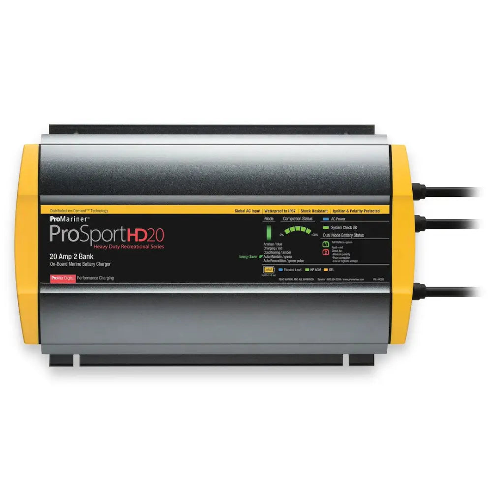 PRO Mariner Lightweight Design Battery Charger 44020 - Prosport HD 20 Amp 2-Opmarine BC