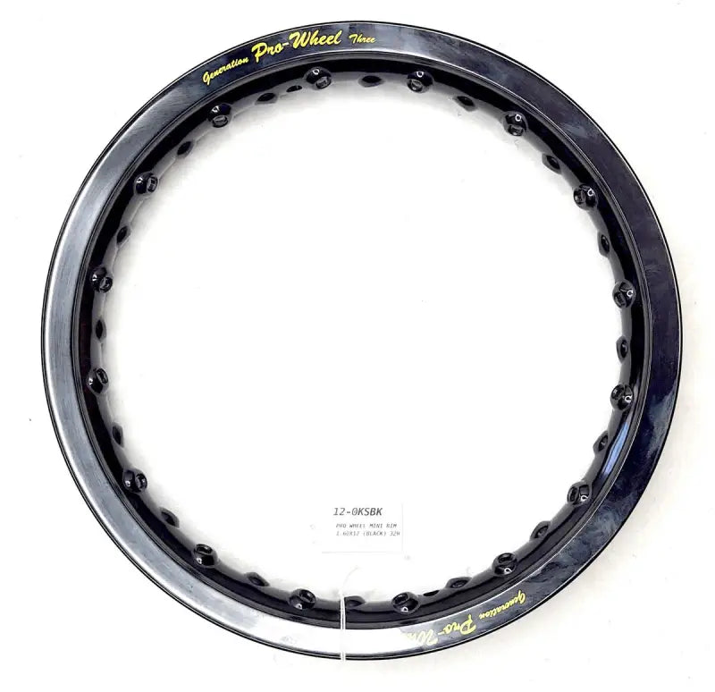Pro-Wheel 12-0KSBK Rim 1.60X12 32H Black - Rims