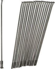 Double Butted Spokes Black/Black Rear 19" 36/Pk