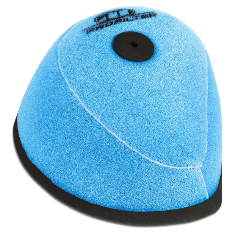 Blue foam air filter with black base for ProFilter ready-to-use air filter Honda CRF models