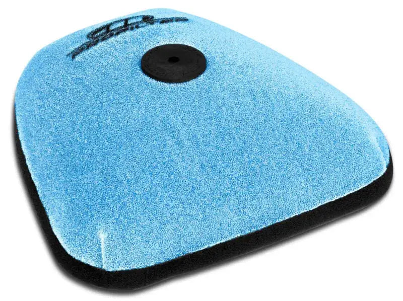 Blue foam air filter with black trim for Yamaha YZ250F and YZ450F bikes
