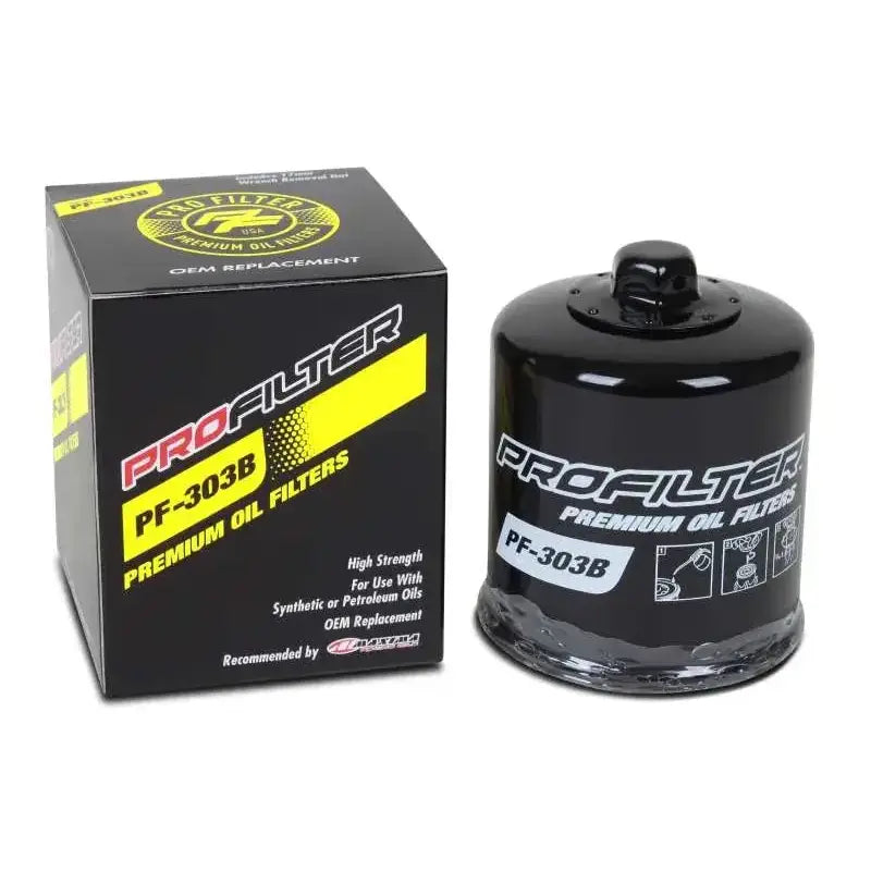 ProFilter Honda/Kawasaki/Polaris/Yamaha Spin-On Black Various Performance Oil Filter - Oils & Filters
