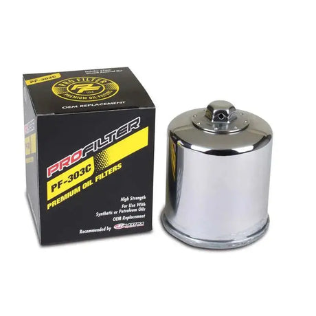 ProFilter Honda/Kawasaki/Polaris/Yamaha Spin-On Chrome Various Performance Oil Filter - Oils & Filters