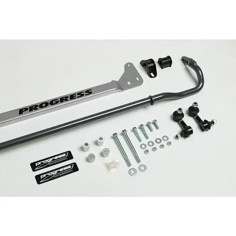 Progress Tech 96-00 Honda Civic Rear Sway Bar (22mm - Adjustable) Incl Brace and Adj End Links