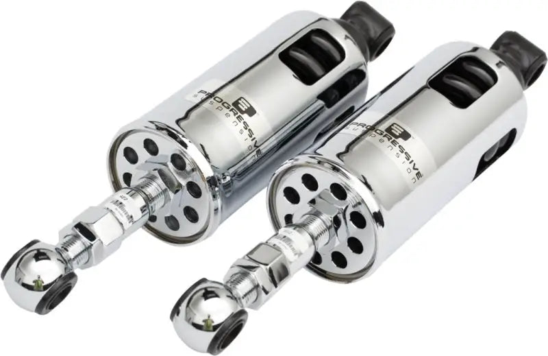 Progressive 00-17 Harley Softail 422 Series Shocks Heavy Duty - Chrome - Progressive