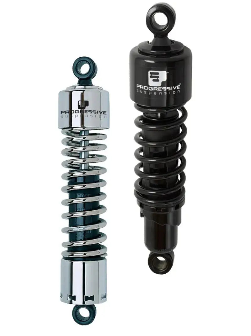 Progressive Harley 412 Series Shocks 11.5in - Black - Suspension