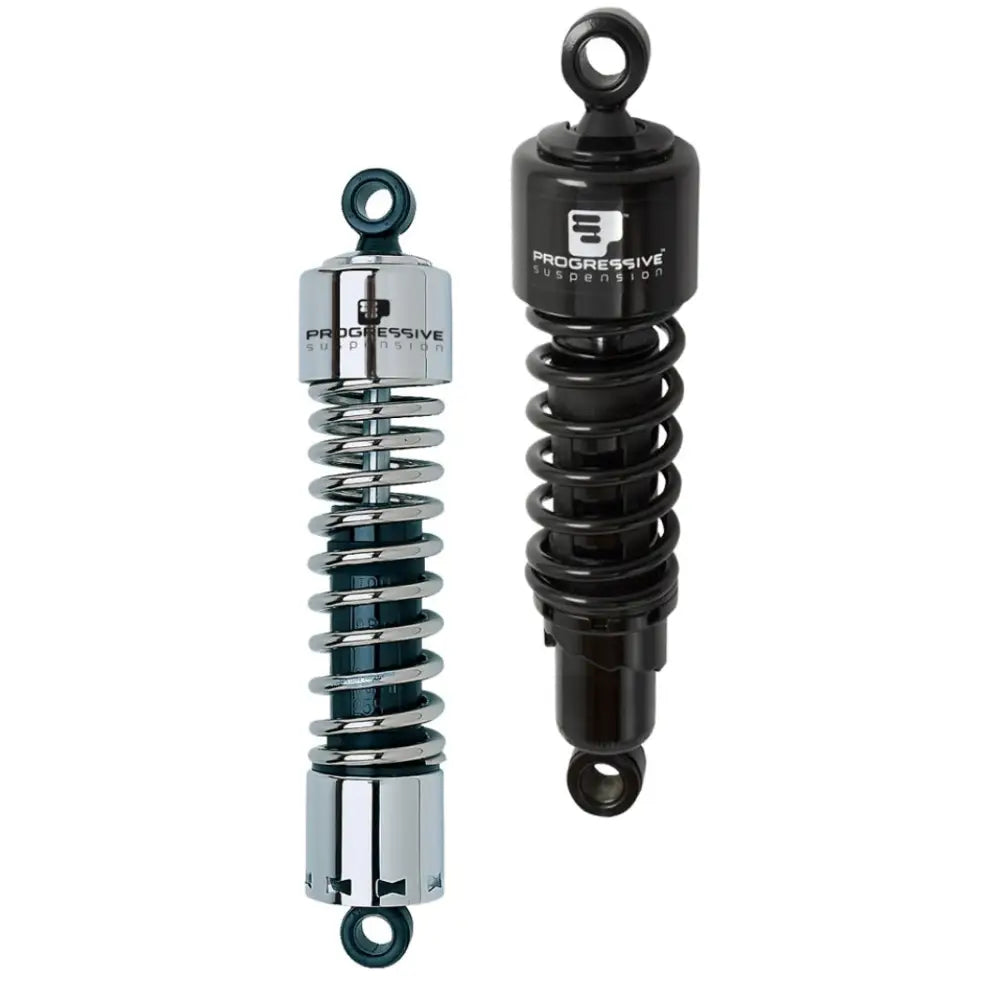 Progressive 412-4075B Progressive Harley 412 Series Shocks 11.5in - Black
