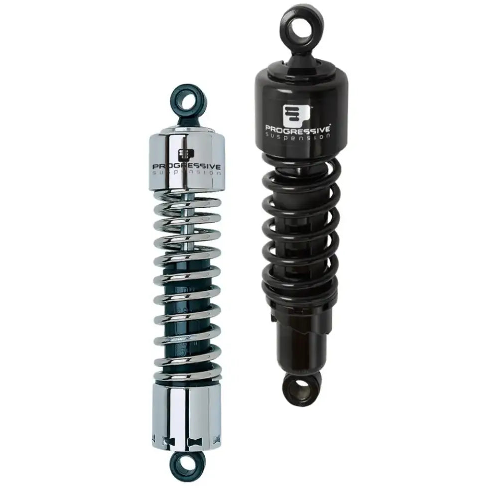 Progressive Harley 412 Series Shocks 13.5in - Black - Progressive