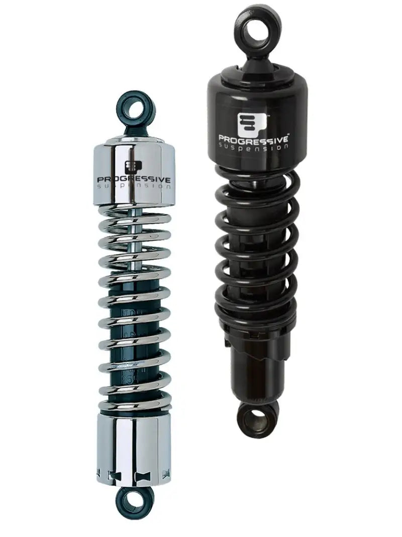 Progressive Harley 412 Series Shocks 14.25in - Black - Progressive