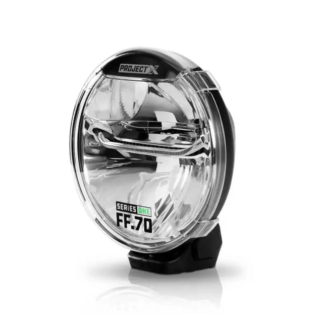 Project X Series One FF.70 7 inch LED auxiliary spot beam headlight with chrome finish