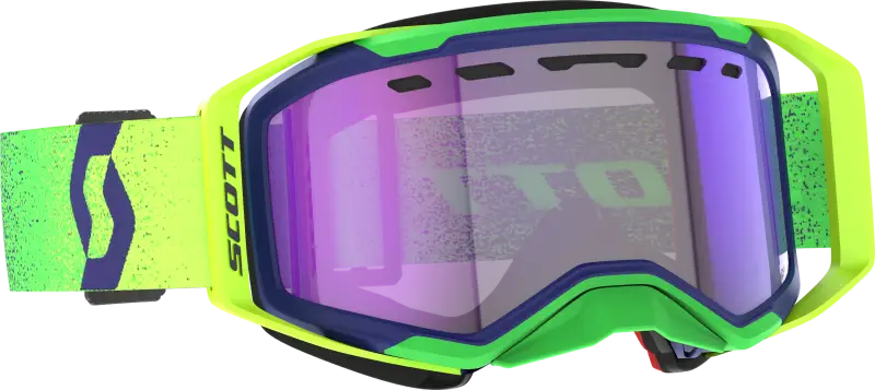 Prospect 2.0 Smb Ls Goggle Mdnt Prp/Sfty Ylw Blue Chrm