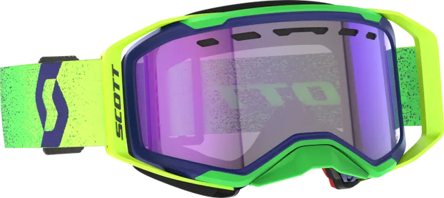 Prospect 2.0 Smb Ls Goggle Mdnt Prp/Sfty Ylw Blue Chrm