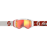 Prospect Goggle Red/White Orange Chrome Works Lens - SCOTT