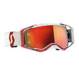 Prospect Goggle Red/White Orange Chrome Works Lens - SCOTT