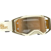 Prospect Pro Circuit Goggle Beige/Wht/Br Amp Gld Cr Wrks - RV and Auto Parts