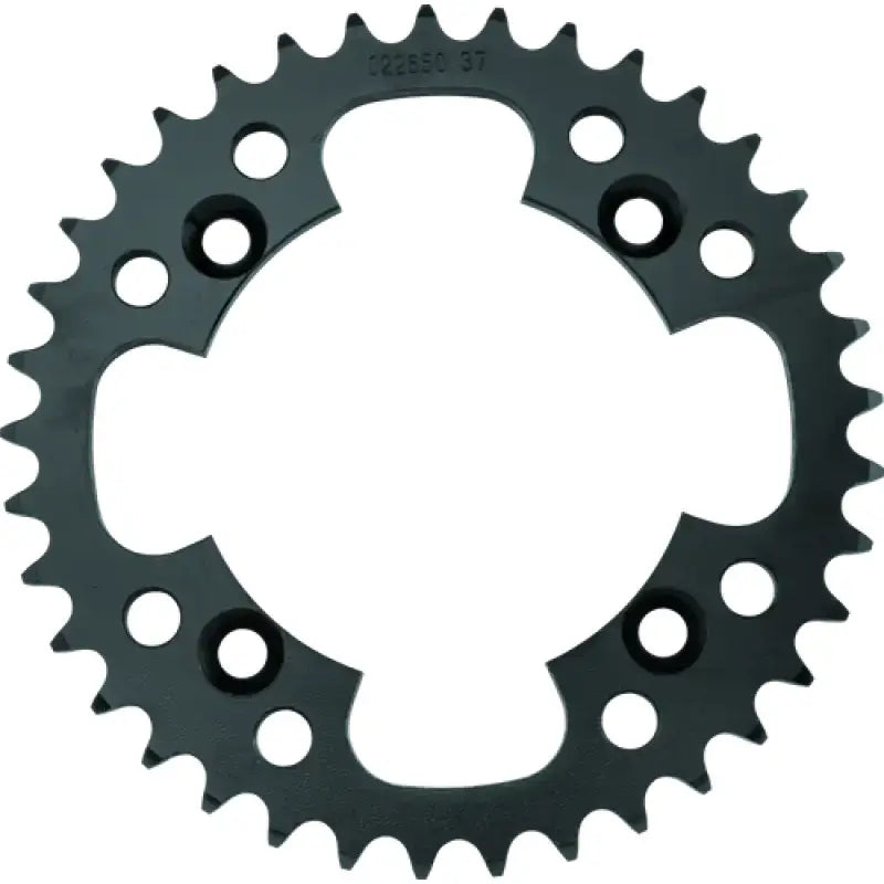 Black steel sprocket for Yamaha YFZ450 rear steel sprocket replacement, durable steel sprocket