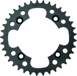 Black metal rear steel sprocket for KTM 450-525 bikes, durable steel sprocket upgrade
