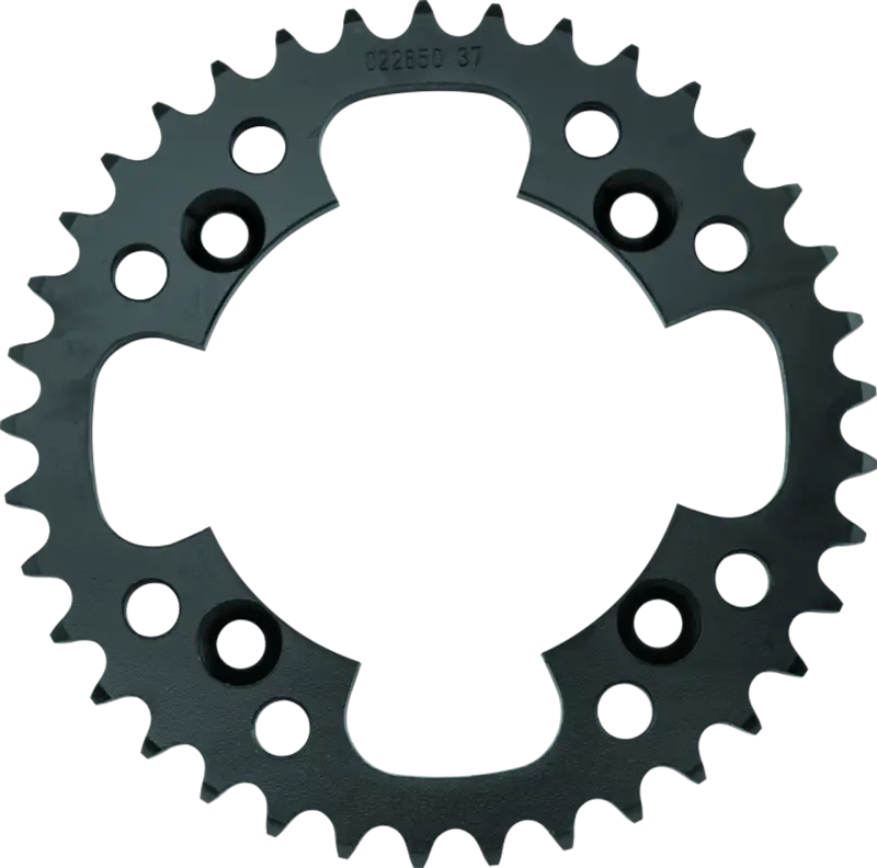 Black metal rear steel sprocket for KTM 450-525 CS4, 37 teeth, durable steel sprocket