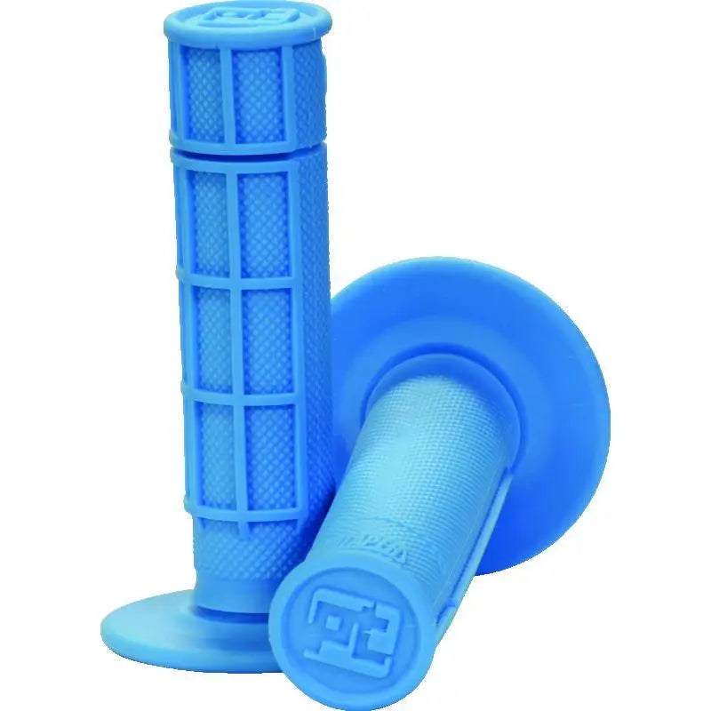 ProTaper 024038 ProTaper 1/2 Waffle Grips - Neon Blue - 024038