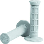 White motorcycle handlebar grips in medium light gray for ProTaper Micro Grips 025045