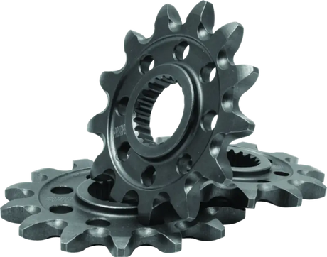 Stacked metal gears for smooth gear transitions on Honda CRF250R front sprocket