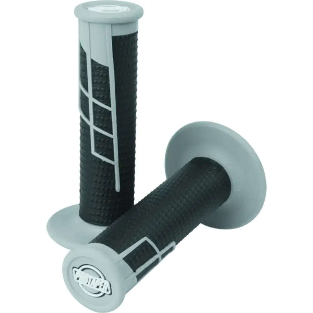 Gray black ProTaper Clamp-On 1/2 Waffle Grip for motorcycle handlebar control