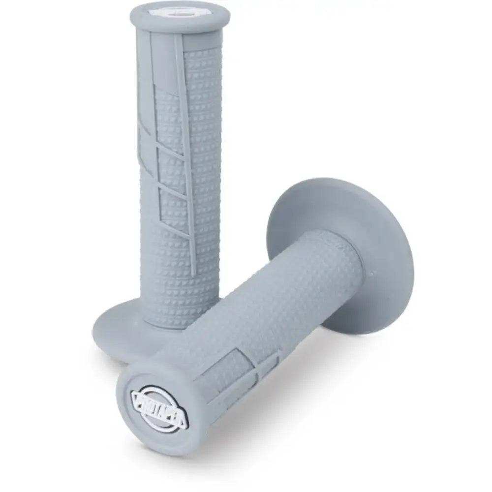 Gray Gray Waffle Grip on ProTaper Clamp-On Motorcycle Handlebar for best grip