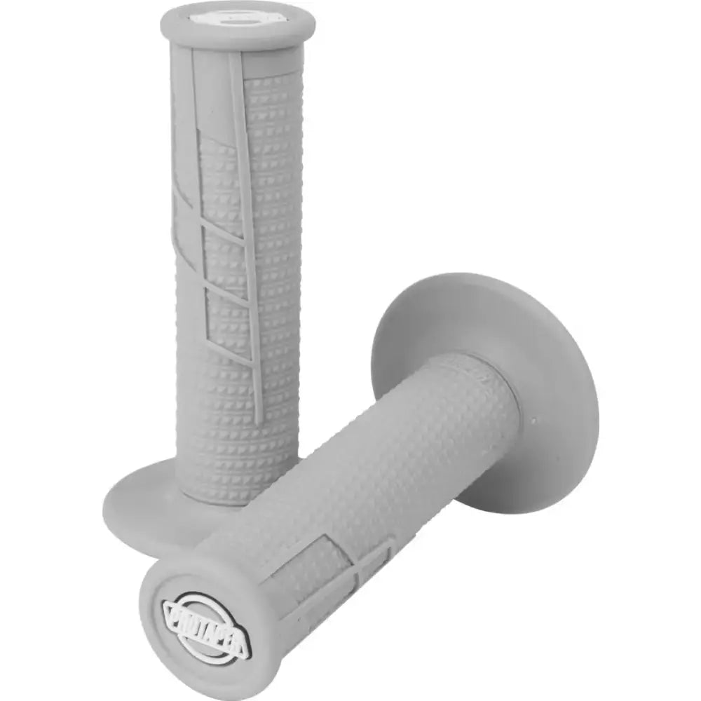 Gray Gray ProTaper Clamp-On Waffle Grip on motorcycle handlebar for better grip