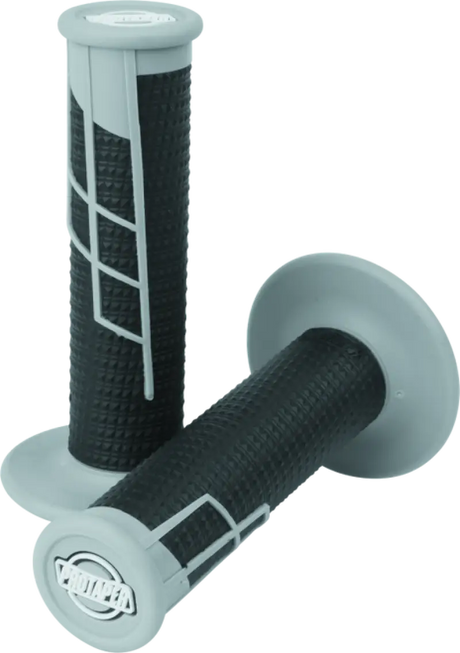 Gray black ProTaper Clamp-On 1/2 Waffle Grip for motorcycle handlebar control