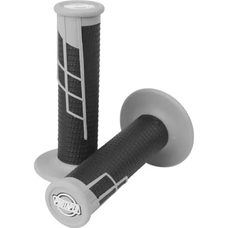 Gray black ProTaper clamp-on waffle grip for motorcycle handlebar upgrade