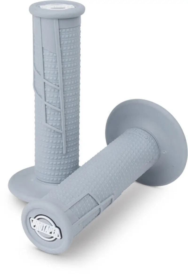 Gray Gray Waffle Grip on ProTaper Clamp-On Motorcycle Handlebar for best grip