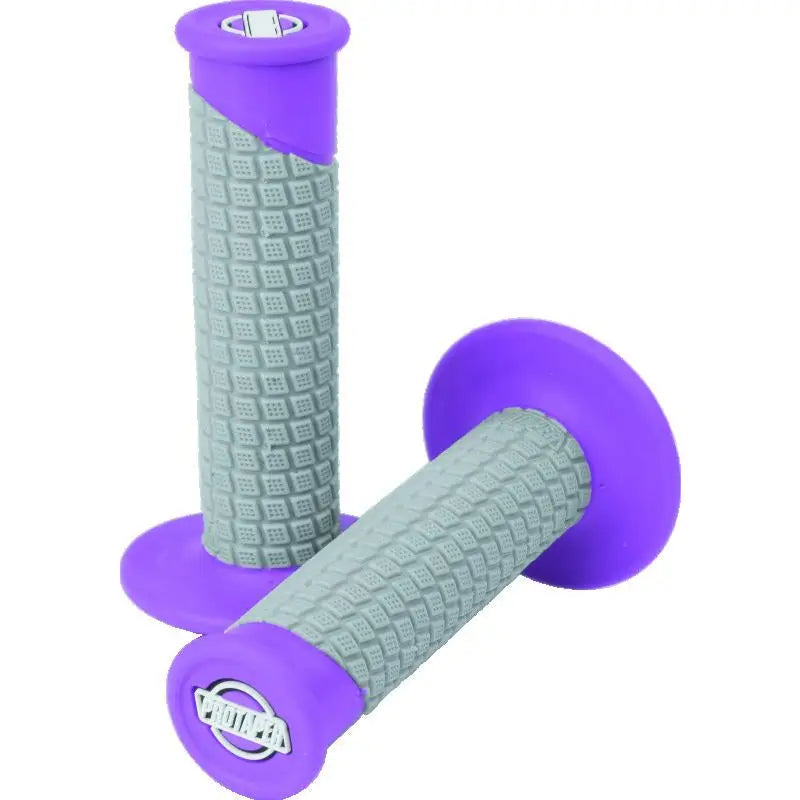 ProTaper 021675 ProTaper Clamp-On Pillow Top Grips - Neon Purple/Gray - 021675