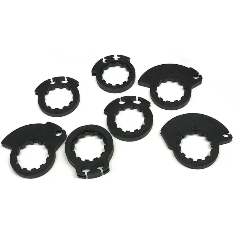 Black toothed-ringed semi-circular clamp-on pillow for ProTaper Clamp-On Pillow Grips
