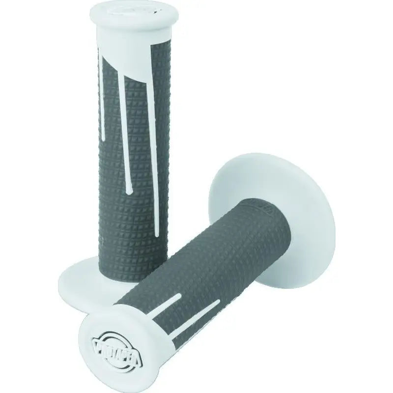 ProTaper 021690 ProTaper Full Diamond Clamp-On Grips - White/Dark Gray - 021690