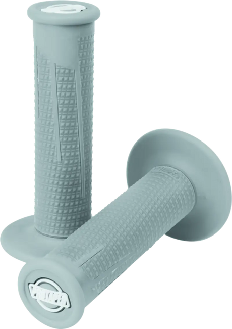 Gray textured handlebar grips from ProTaper diamond clamp-on grips for bike control