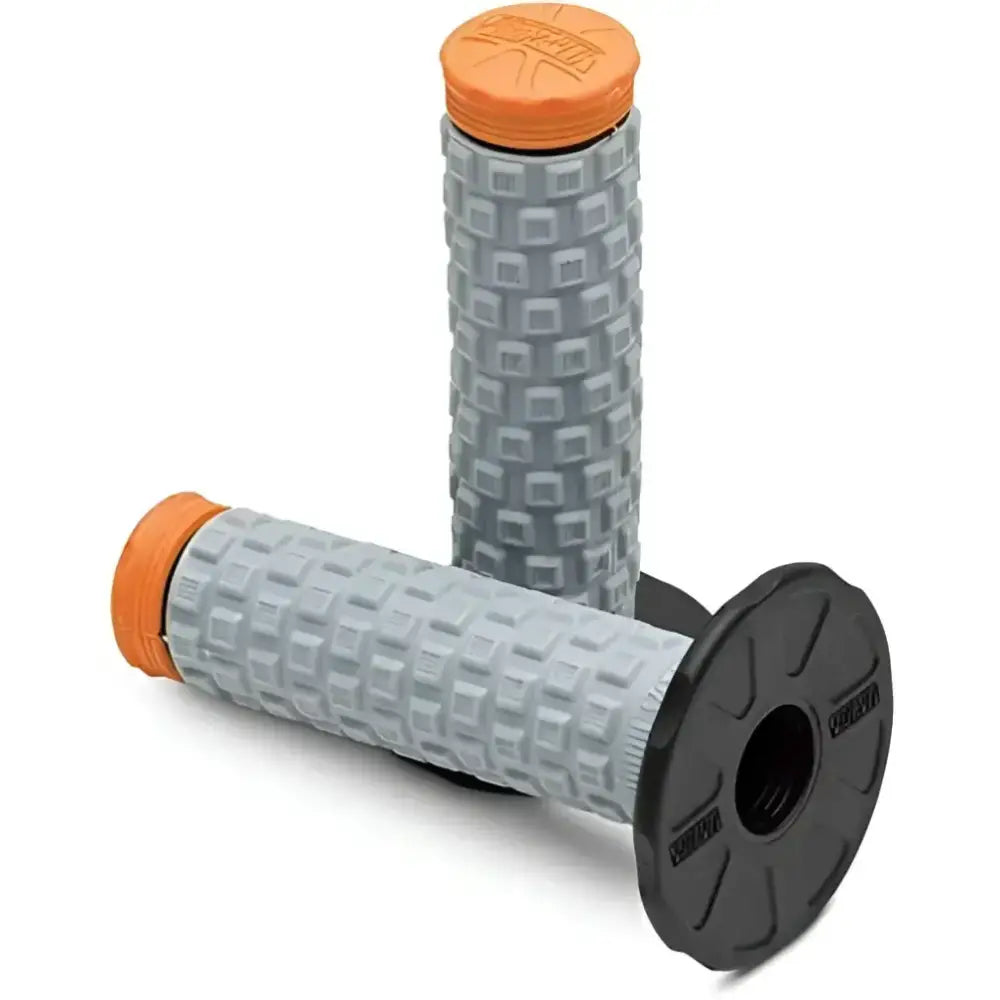 ProTaper Pillow Grips in black gray orange for motorcycle handlebars, stylish and comfy