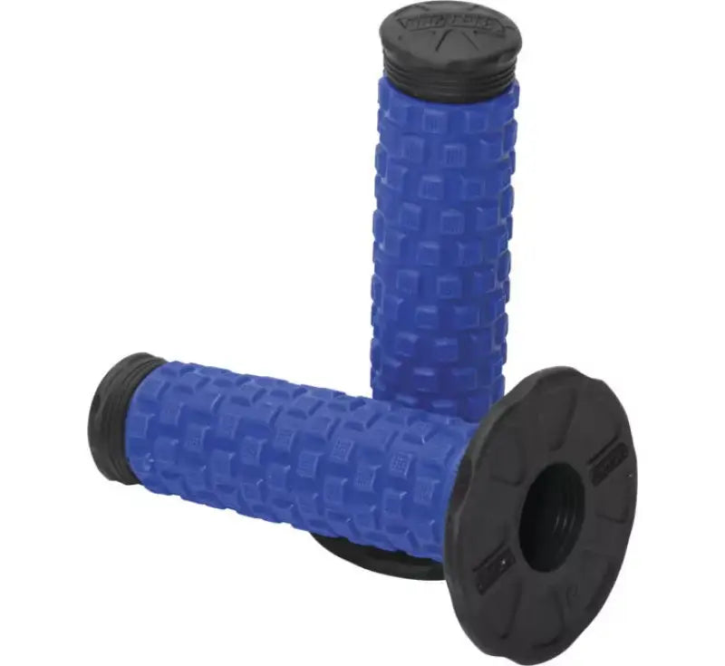 Blue and black textured ProTaper Pillow Grips for a better riding experience