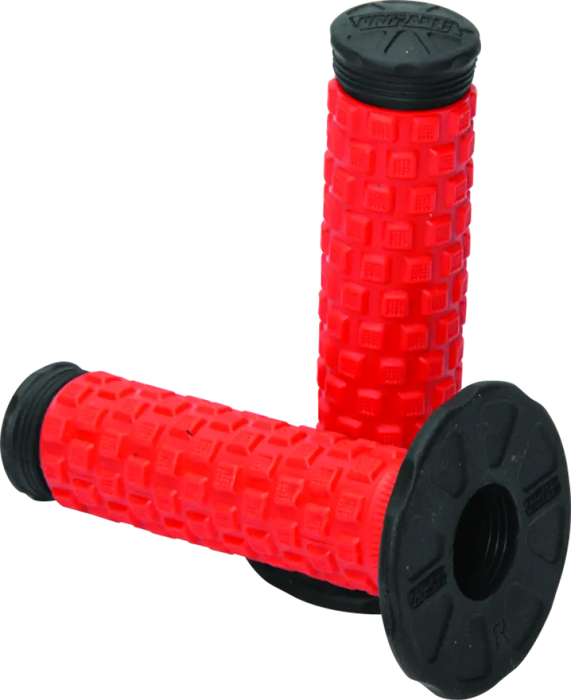 Red black ProTaper Pillow Grips with textured handlebar grips for better grip
