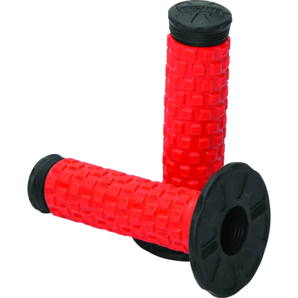 Red black ProTaper Pillow Grips with textured handlebar grips for better grip
