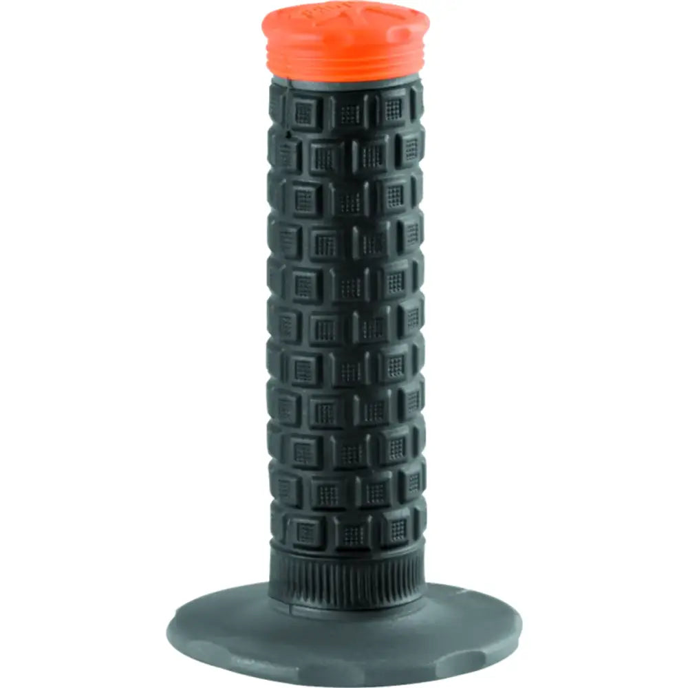 Black and orange textured handlebar grip for ProTaper Pillow Lite Grips in gray black orange