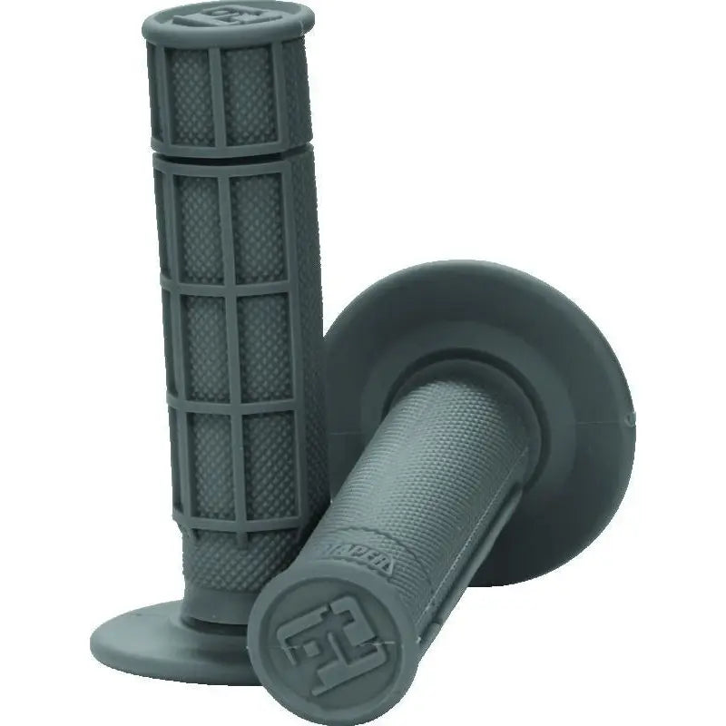 ProTaper 024035 ProTaper Race Cut 1/2 Waffle Grips - Grey - 024035