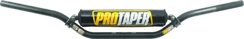 ProTaper SE CR high handlebar in jet black with yellow and white branding