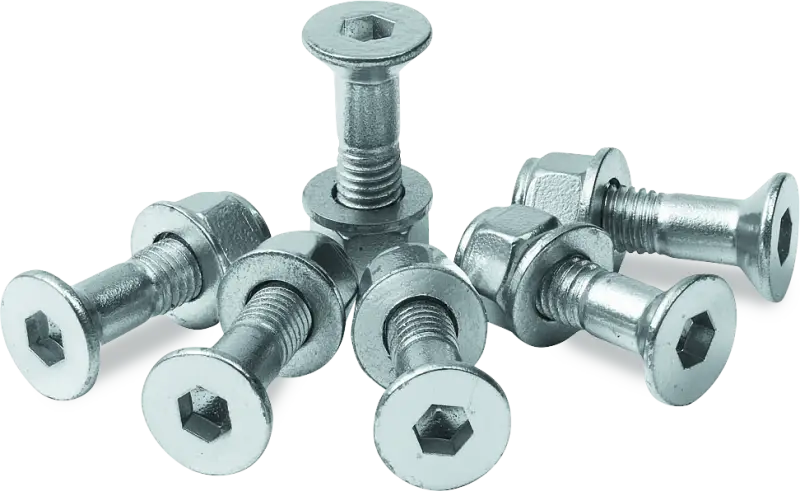 Silver-colored ProTaper Sprocket Bolt with hex sockets from the Protepar Sprocket Bolt Kit